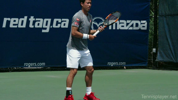 Kei Nishikori: Backhand Returns