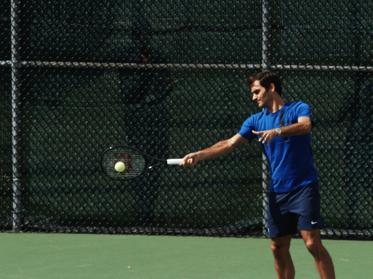 Roger Federer’s Warm Up