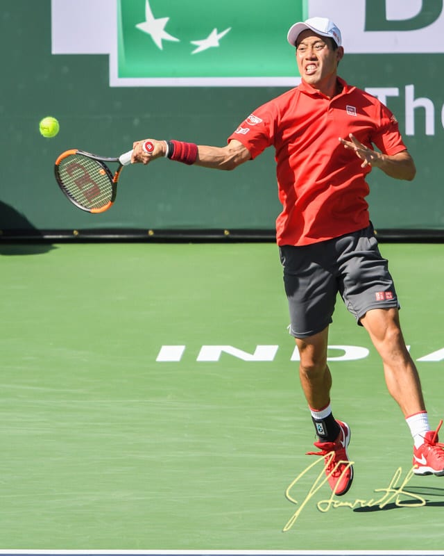 Jim Fawcette: Kei Nishikori