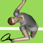 The Serve in 3D: Upward Swing Part 2