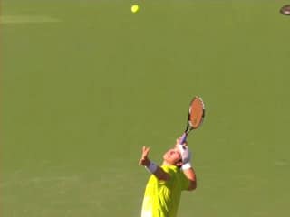 Setting Up the Shoulder Rotations on a World Class Serve