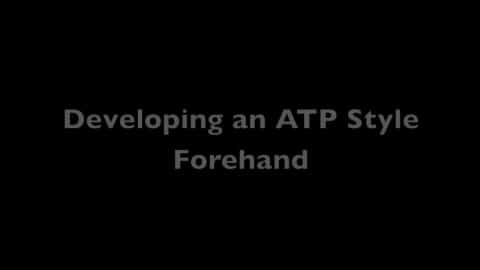 Developing an ATP Style Forehand: Pull, Flip, and Roll!
