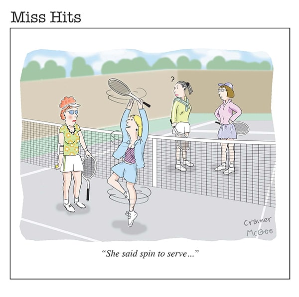 Corky Cramer: Spin to Serve