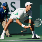 Novak Djokovic Return Position Indian Wells